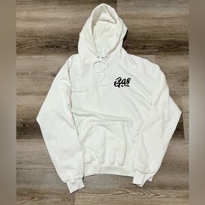 White Champion Hoodie Collaboration “Gas”